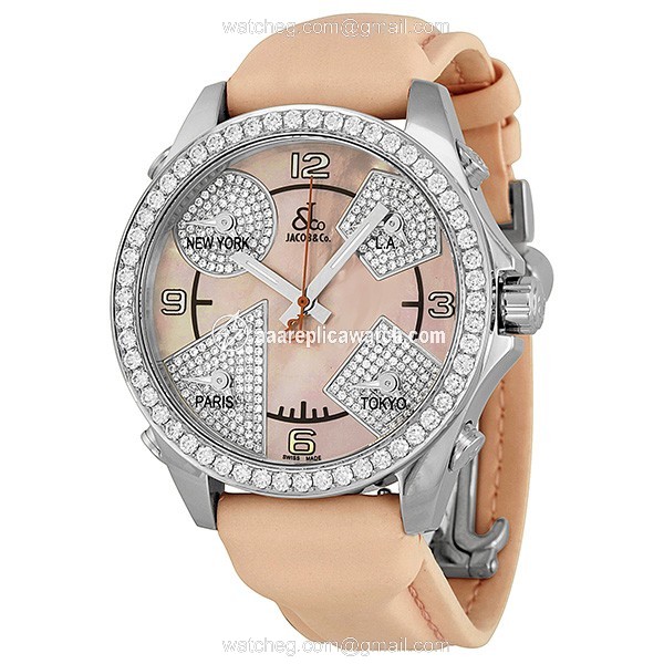 Jacob Co. JCM79P Five Time Zone Unisex Quartz Stainless Steel watch Jacob Co. JCM79P Five Time Zone Unisex Quartz Stainless Steel watch