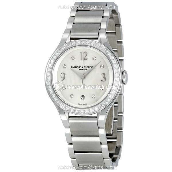 Baume et Mercier 8772 Ladies Quartz Polished/Satin-Finished Stainless Steel watch Baume et Mercier 8772 Ladies Quartz Polished/Satin-Finished Stainless Steel watch
