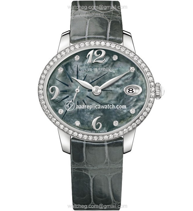 Girard Perregaux 80484D53A661-BK6B Cats Eye Ladies Automatic 18K White Gold watch Girard Perregaux 80484D53A661-BK6B Cats Eye Ladies Automatic 18K White Gold watch
