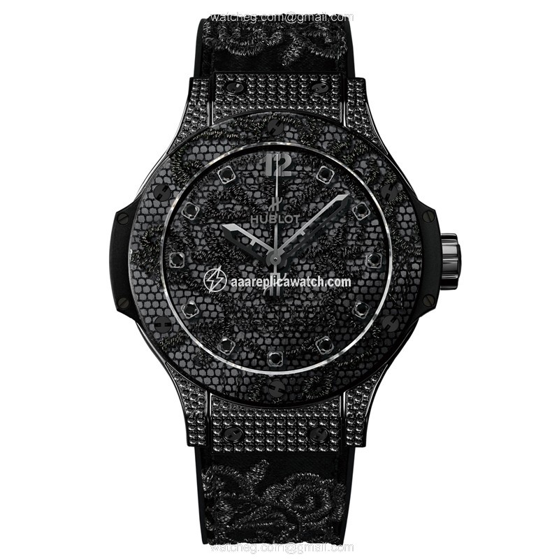 Hublot 343.SV.6510.NR.0800 Ladies Automatic Polished Black PVD Stainless Steel set with 198 Bl watch Hublot 343.SV.6510.NR.0800 Ladies Automatic Polished Black PVD Stainless Steel set with 198 Bl watch