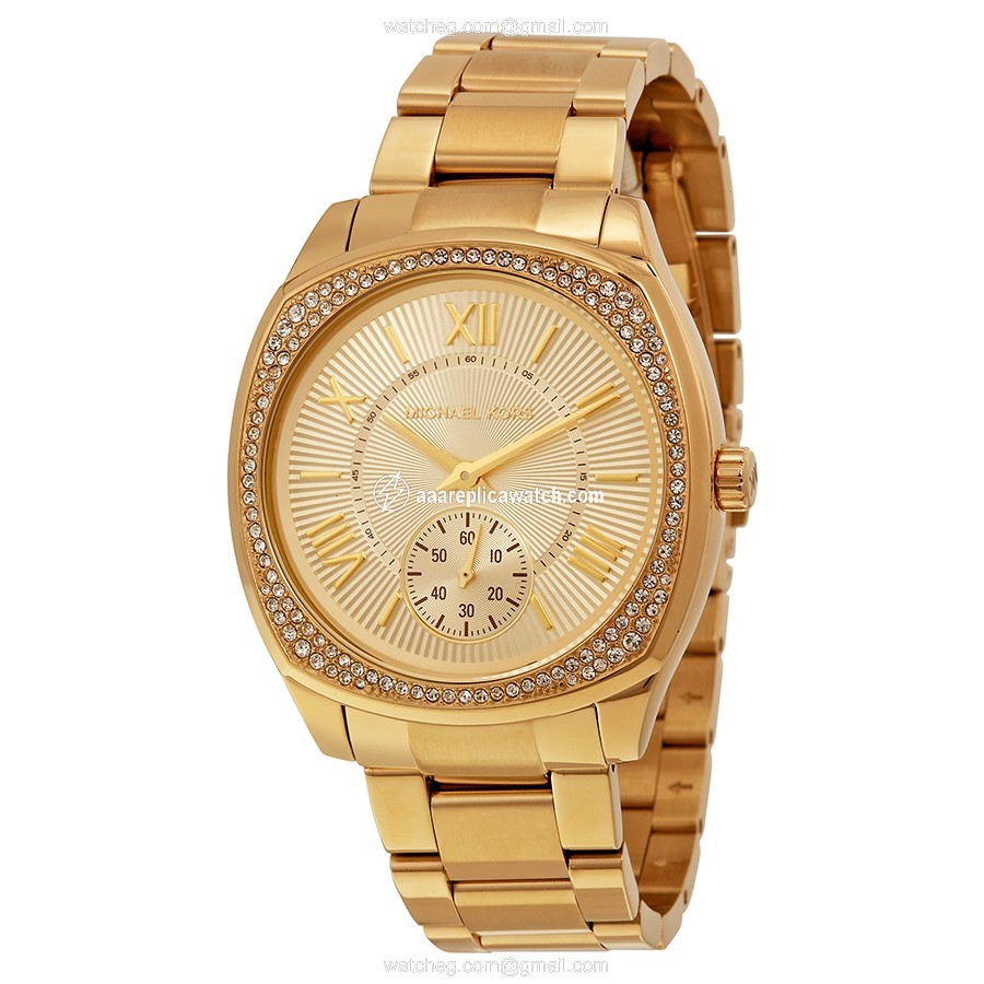 Michael Kors MK6134 Ladies Quartz Gold-plated Stainless Steel watch Michael Kors MK6134 Ladies Quartz Gold-plated Stainless Steel watch
