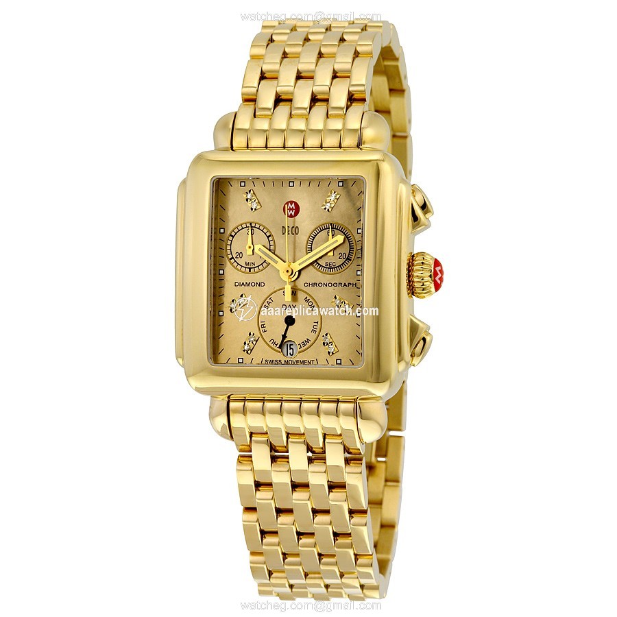 Michele MWW06P000244 Ladies Quartz Gold-plated Stainless Steel watch Michele MWW06P000244 Ladies Quartz Gold-plated Stainless Steel watch
