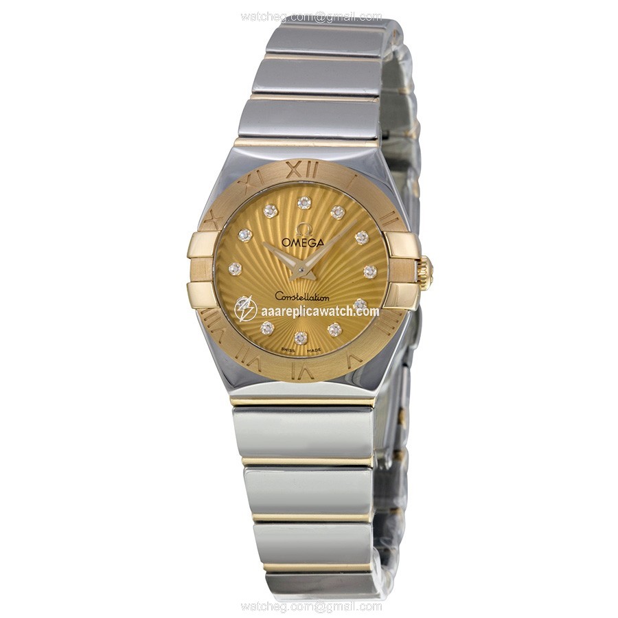 Omega 12320246058002 Constellation Ladies Quartz Stainless Steel and 18kt Yellow Gold watch Omega 12320246058002 Constellation Ladies Quartz Stainless Steel and 18kt Yellow Gold watch