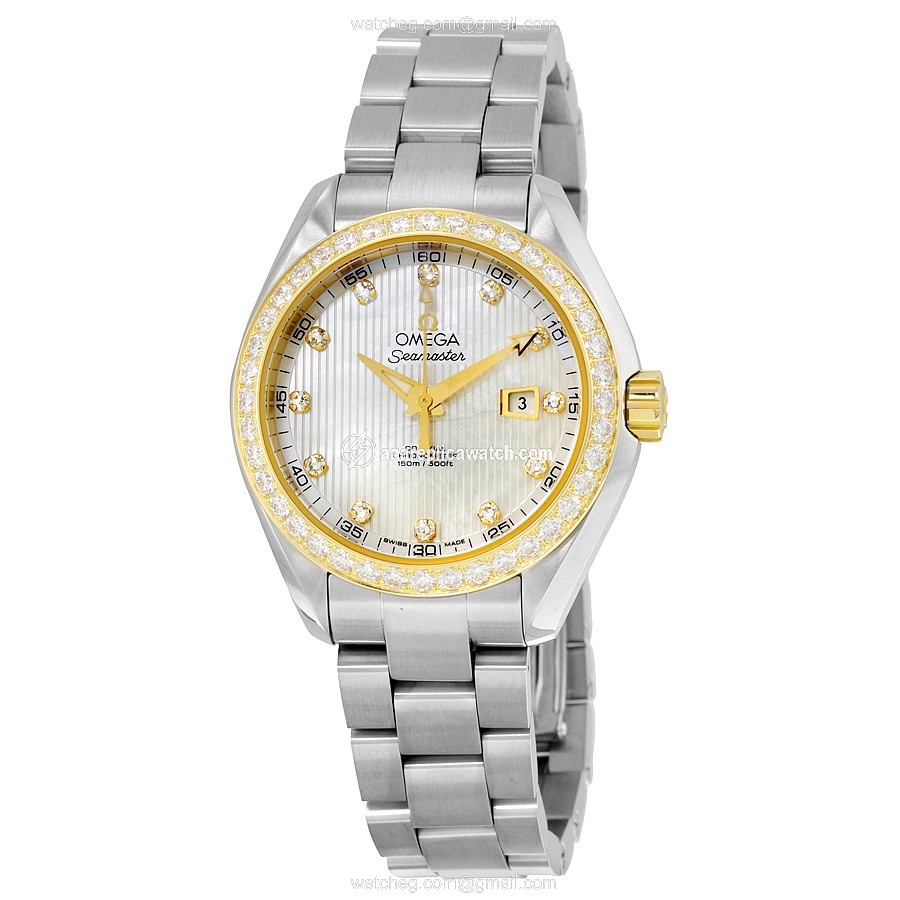 Omega 23125342055004 Seamaster Aqua Terra Ladies Quartz Stainless Steel watch Omega 23125342055004 Seamaster Aqua Terra Ladies Quartz Stainless Steel watch