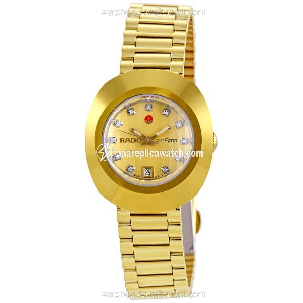 Rado R12416633 Diastar Ladies Automatic Gold-tone Hardmetal watch Rado R12416633 Diastar Ladies Automatic Gold-tone Hardmetal watch