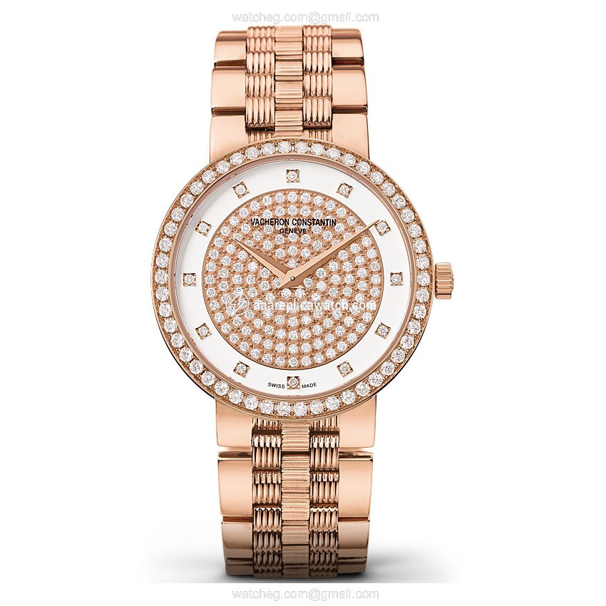 Vacheron Constantin 25553/Q01R-9696 Ladies Quartz 18 Carat Pink Gold watch Vacheron Constantin 25553/Q01R-9696 Ladies Quartz 18 Carat Pink Gold watch