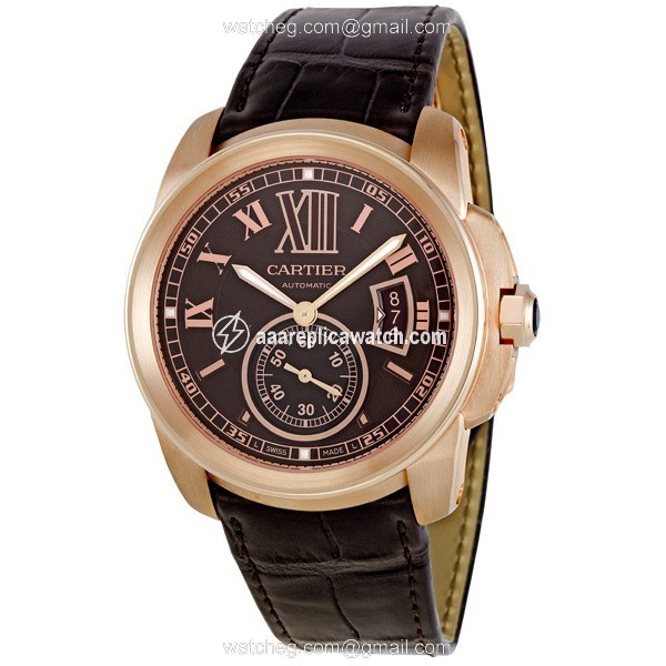 Cartier W7100007 Calibre de Cartier Mens Automatic 18kt Rose Gold watch Cartier W7100007 Calibre de Cartier Mens Automatic 18kt Rose Gold watch