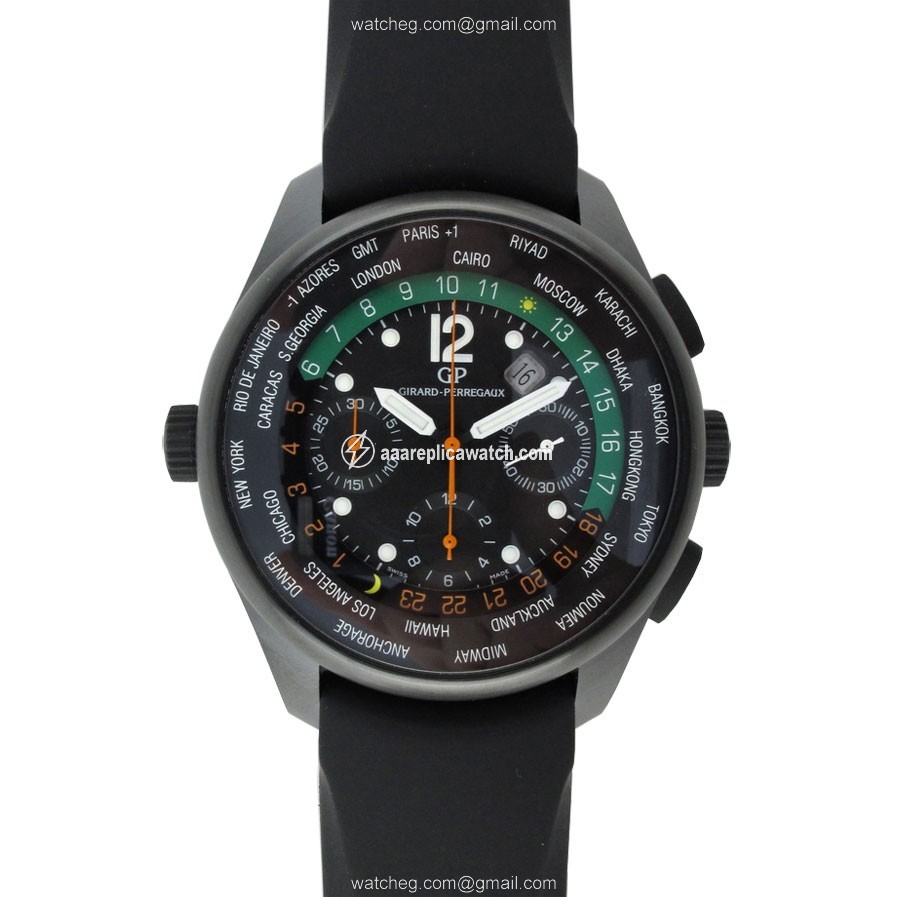 Girard Perregaux 49820-32-652-FK6A Worldwide Time Control Mens Automatic Titanium watch Girard Perregaux 49820-32-652-FK6A Worldwide Time Control Mens Automatic Titanium watch