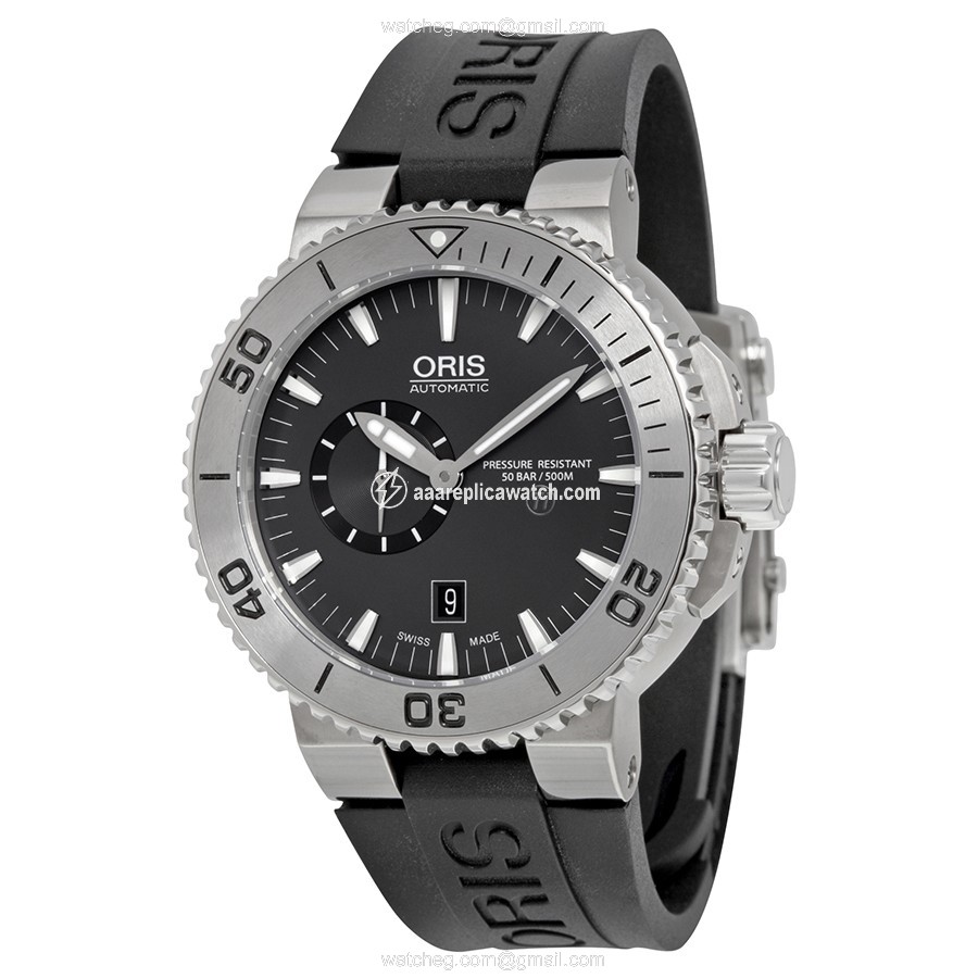 Oris 01 743 7664 7253-07 4 26 34TEB Aquis Mens Automatic Titanium watch Oris 01 743 7664 7253-07 4 26 34TEB Aquis Mens Automatic Titanium watch