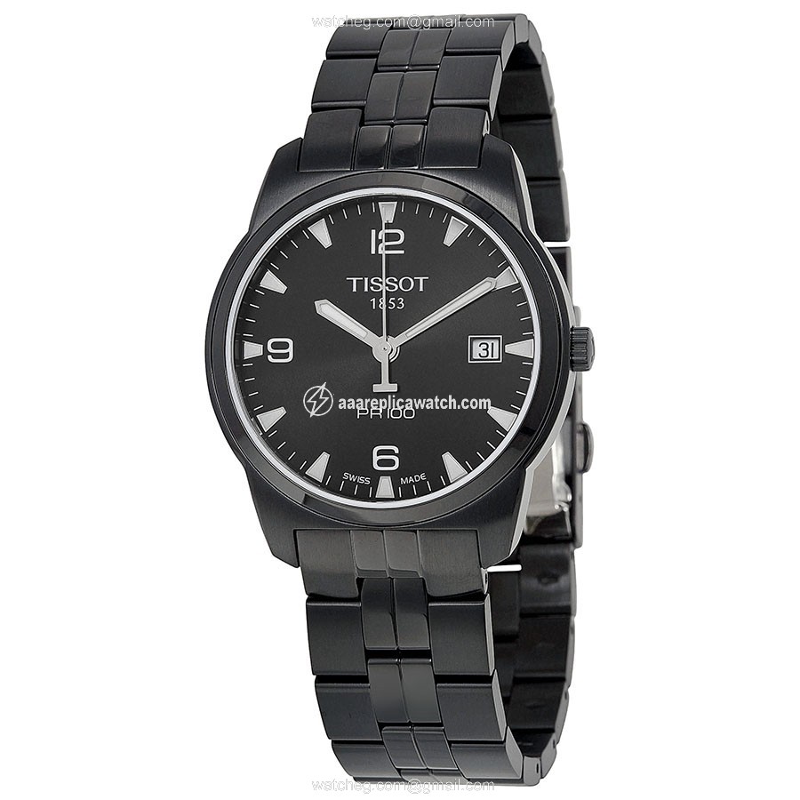 Tissot T049.410.33.057.00 PR 100 Mens Quartz Black Ion-plated Stainless Steel watch Tissot T049.410.33.057.00 PR 100 Mens Quartz Black Ion-plated Stainless Steel watch