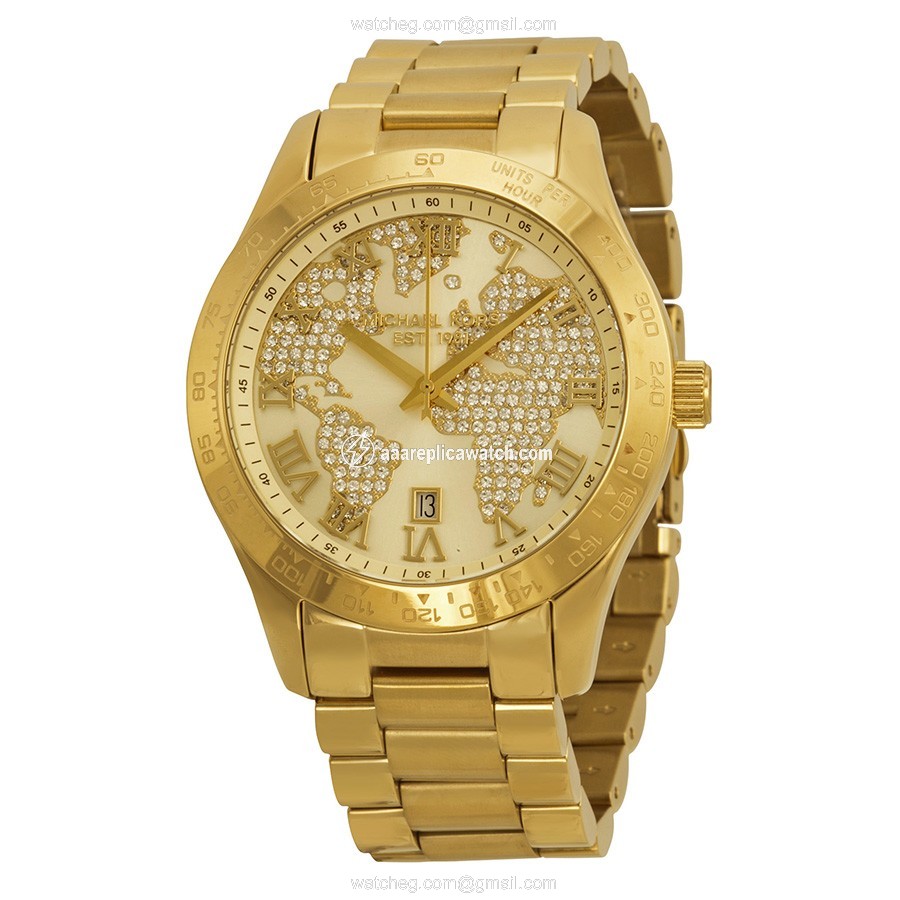 Michael Kors MK5959 Layton Ladies Quartz Gold-tone Stainless Steel watch Michael Kors MK5959 Layton Ladies Quartz Gold-tone Stainless Steel watch