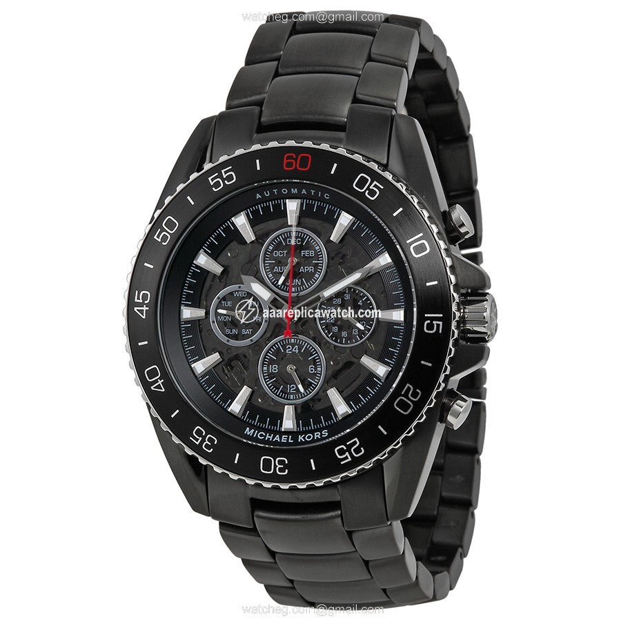 Michael Kors MK9012 Mens Automatic Black Ion-plated Stainless Steel watch Michael Kors MK9012 Mens Automatic Black Ion-plated Stainless Steel watch