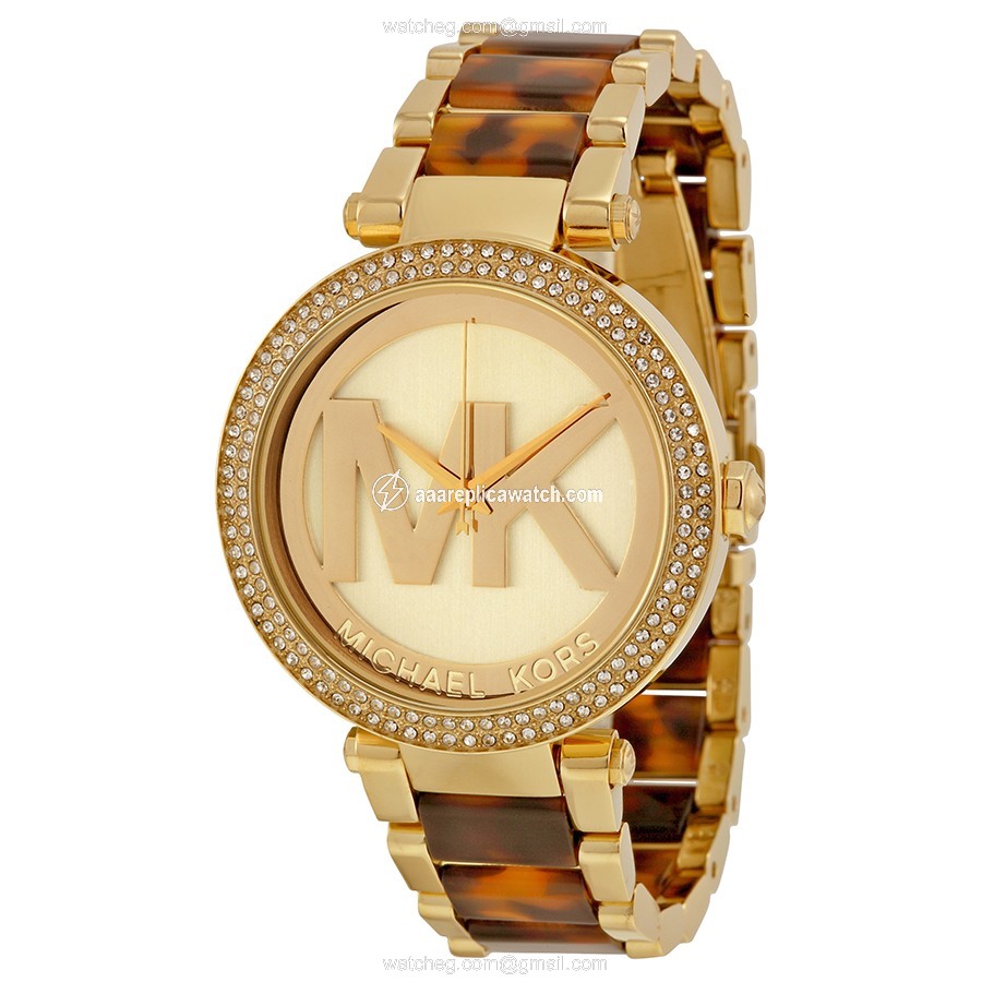 Michael Kors MK6109 Parker Ladies Quartz Gold-tone Stainless Steel watch Michael Kors MK6109 Parker Ladies Quartz Gold-tone Stainless Steel watch