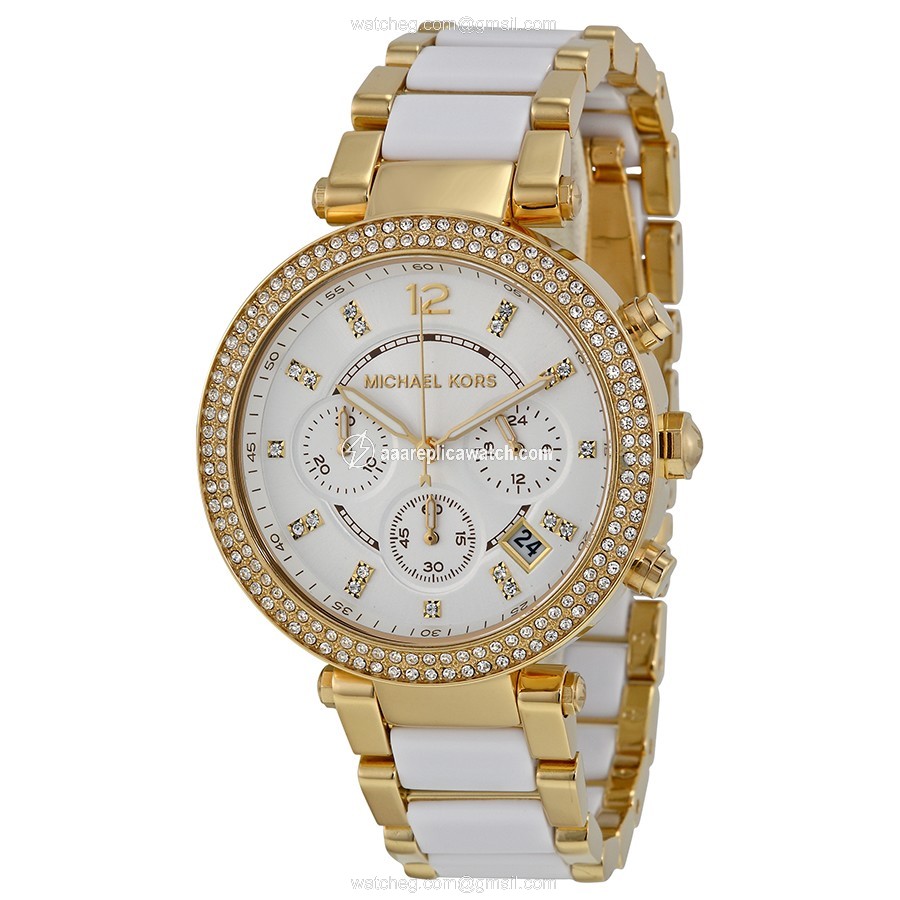 Michael Kors MK6119 Parker Ladies Quartz Gold-tone Stainless Steel watch Michael Kors MK6119 Parker Ladies Quartz Gold-tone Stainless Steel watch