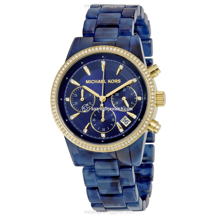 Michael Kors MK6278 Ritz Ladies Quartz Navy Tortoise Acetate watch Michael Kors MK6278 Ritz Ladies Quartz Navy Tortoise Acetate watch