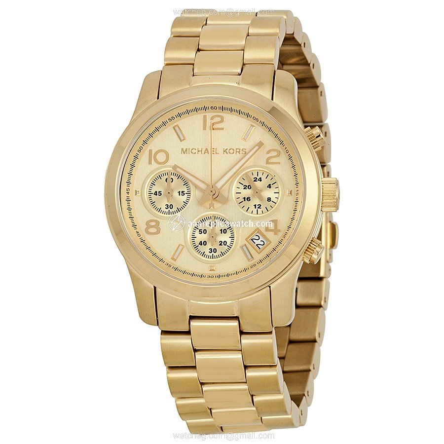 Michael Kors MK5055 Runway Unisex Quartz Gold-tone Stainless Steel watch Michael Kors MK5055 Runway Unisex Quartz Gold-tone Stainless Steel watch