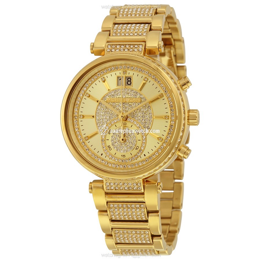 Michael Kors MK6308 Sawyer Ladies Quartz Gold-Tone Stainless Steel watch Michael Kors MK6308 Sawyer Ladies Quartz Gold-Tone Stainless Steel watch