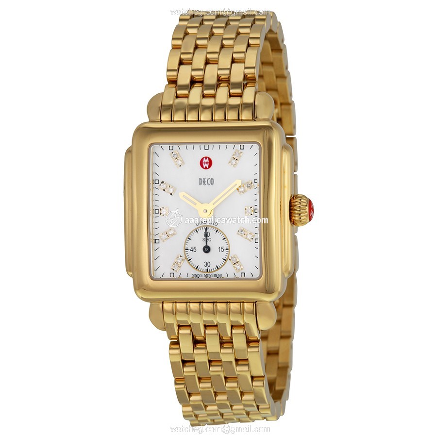 Michele 485 Deco Ladies Quartz Gold-plated Stainless Steel watch Michele 485 Deco Ladies Quartz Gold-plated Stainless Steel watch
