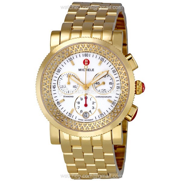 Michele MWW01C000043 Ladies Quartz Gold-Plated Stainless Steel watch Michele MWW01C000043 Ladies Quartz Gold-Plated Stainless Steel watch