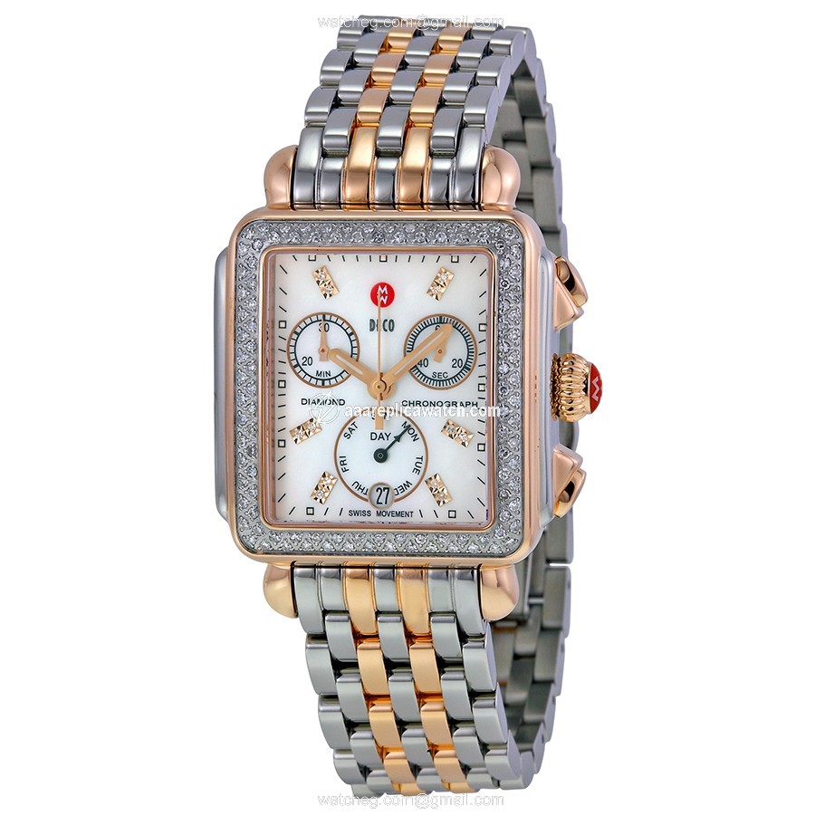 Michele MWW06P000232 Ladies Quartz Stainless Steel and Rose Gold-plated watch Michele MWW06P000232 Ladies Quartz Stainless Steel and Rose Gold-plated watch