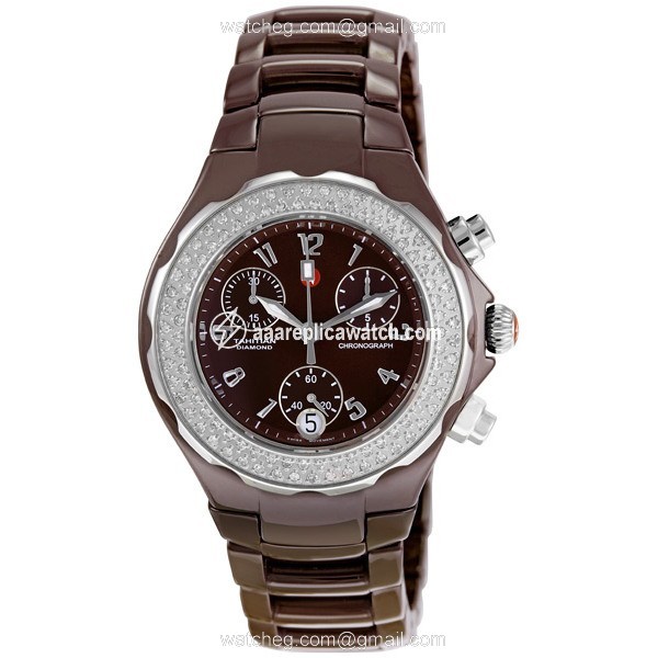 Michele MWW12A000011 Ladies Quartz Brown Ceramic watch Michele MWW12A000011 Ladies Quartz Brown Ceramic watch