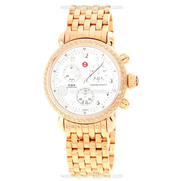 Michele W03C000206 Ladies Quartz Rose Gold-Tone Stainless Steel watch Michele W03C000206 Ladies Quartz Rose Gold-Tone Stainless Steel watch