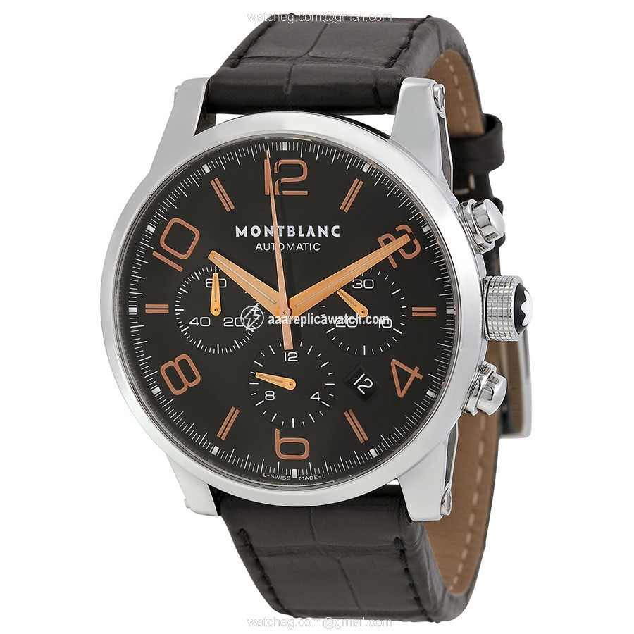 Montblanc 101548 Timewalker Mens Automatic Stainless Steel watch Montblanc 101548 Timewalker Mens Automatic Stainless Steel watch
