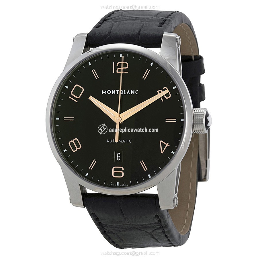 Montblanc 110337 Timewalker Mens Automatic Stainless Steel watch Montblanc 110337 Timewalker Mens Automatic Stainless Steel watch