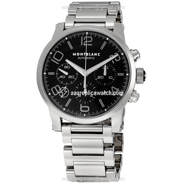 Montblanc 9668 Timewalker Mens Automatic Stainless Steel watch Montblanc 9668 Timewalker Mens Automatic Stainless Steel watch