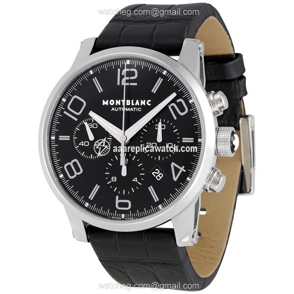 Montblanc 9670 Timewalker Mens Automatic Stainless Steel watch Montblanc 9670 Timewalker Mens Automatic Stainless Steel watch
