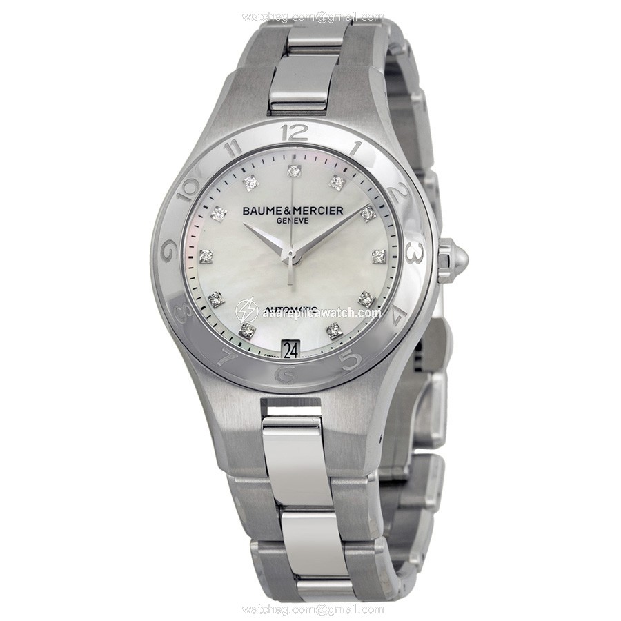 Baume et Mercier 10074 Linea Ladies Automatic Stainless Steel watch Baume et Mercier 10074 Linea Ladies Automatic Stainless Steel watch