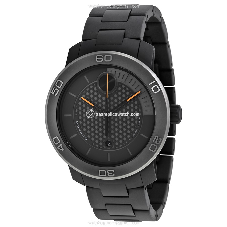 Movado 3600097 Bold Mens Quartz Sunblasted Black ion-Plated Titanium watch Movado 3600097 Bold Mens Quartz Sunblasted Black ion-Plated Titanium watch