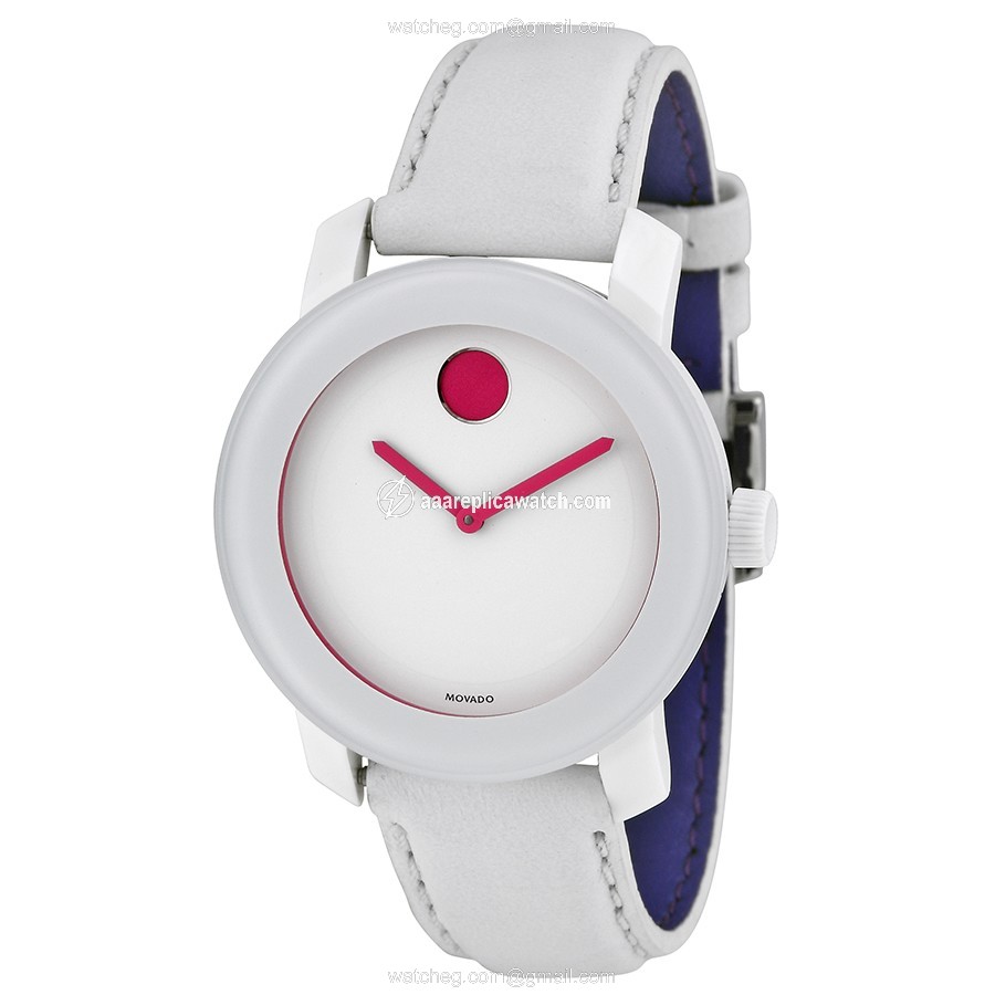 Movado 3600177 Bold Ladies Quartz White TR90 composite material watch Movado 3600177 Bold Ladies Quartz White TR90 composite material watch