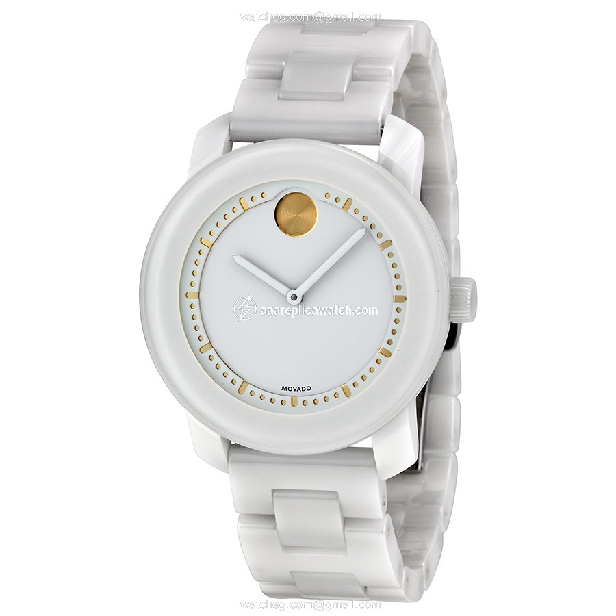 Movado 3600186 Bold Unisex Quartz White Ceramic and Stainless Steel watch Movado 3600186 Bold Unisex Quartz White Ceramic and Stainless Steel watch