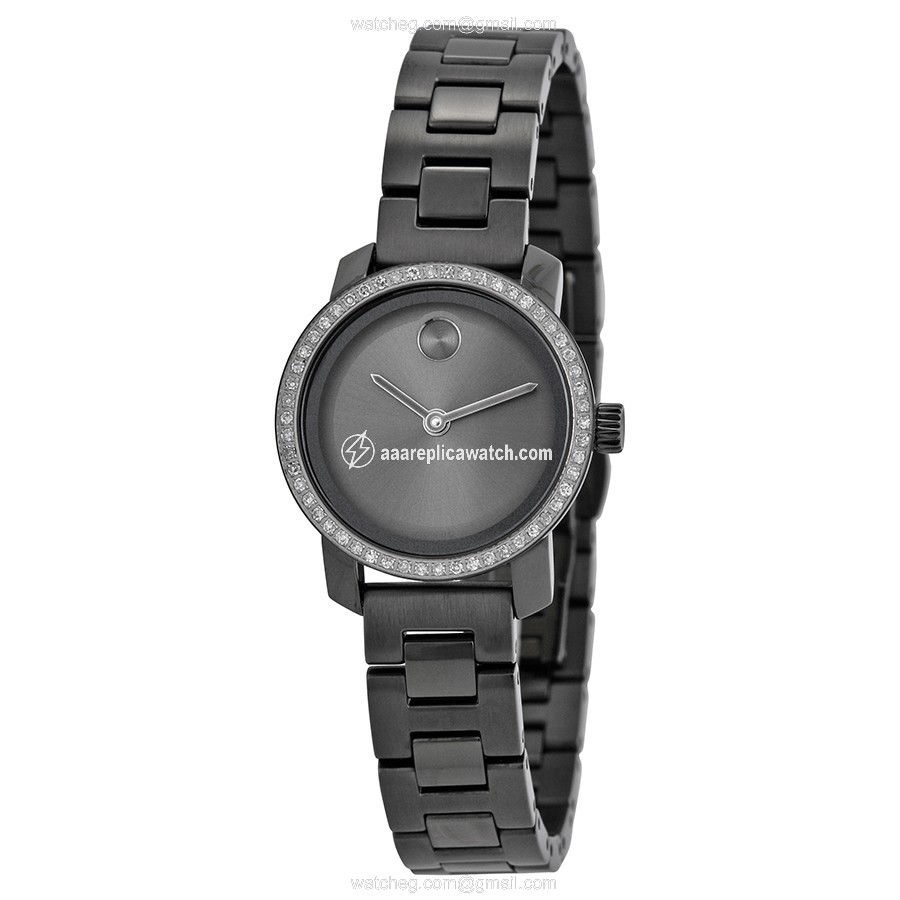 Movado 1872 Bold Ladies Quartz Grey Ion-plated Stainless Steel watch Movado 1872 Bold Ladies Quartz Grey Ion-plated Stainless Steel watch