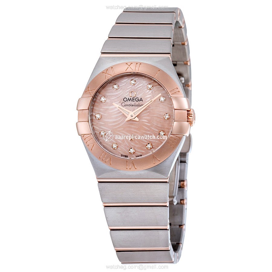 Omega 123.20.27.60.57.004 Constellation Ladies Quartz Stainless Steel and 18K Rose Gold watch Omega 123.20.27.60.57.004 Constellation Ladies Quartz Stainless Steel and 18K Rose Gold watch