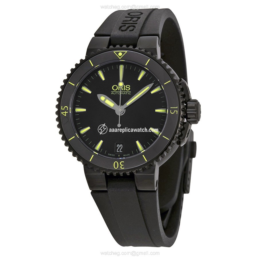 Oris 01 733 7652 4722-07 4 18 34B Unisex Automatic Black DLC-coated Stainless Steel watch Oris 01 733 7652 4722-07 4 18 34B Unisex Automatic Black DLC-coated Stainless Steel watch