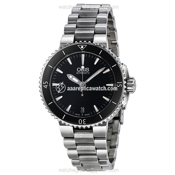 Oris 01 733 7652 4154 07 8 18 01P Aquis Ladies Automatic Stainless Steel watch Oris 01 733 7652 4154 07 8 18 01P Aquis Ladies Automatic Stainless Steel watch