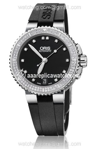 Oris 01 733 7652 4994-07 4 18 34 Aquis Ladies Automatic Stainless Steel watch Oris 01 733 7652 4994-07 4 18 34 Aquis Ladies Automatic Stainless Steel watch