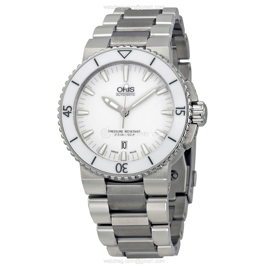 Oris 01 733 7653 4156-07 8 26 01PEB Aquis Mens Automatic Stainless Steel watch Oris 01 733 7653 4156-07 8 26 01PEB Aquis Mens Automatic Stainless Steel watch