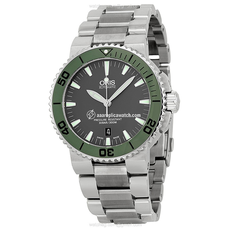 Oris 01 733 7653 4157-07 8 26 01PEB Aquis Mens Automatic Stainless Steel watch Oris 01 733 7653 4157-07 8 26 01PEB Aquis Mens Automatic Stainless Steel watch