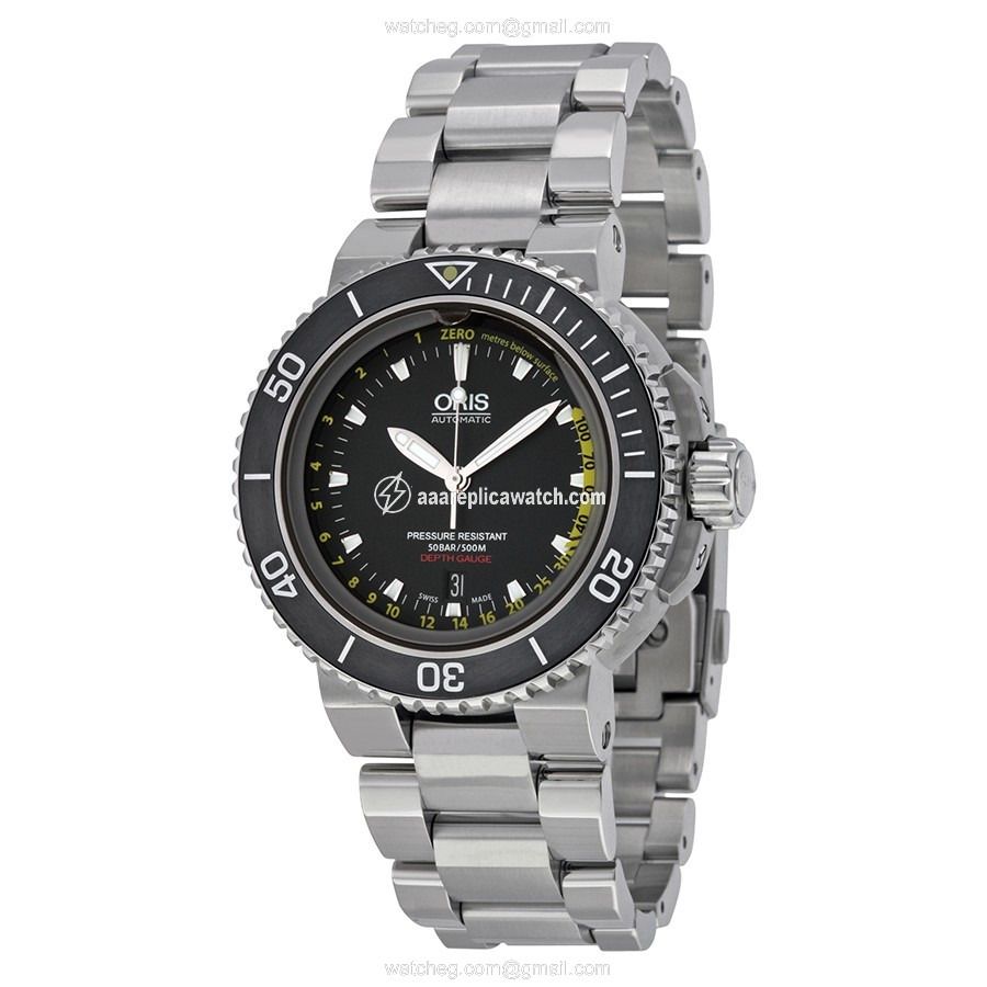 Oris 01 733 7675 4154-SET Aquis Mens Automatic Stainless Steel watch Oris 01 733 7675 4154-SET Aquis Mens Automatic Stainless Steel watch