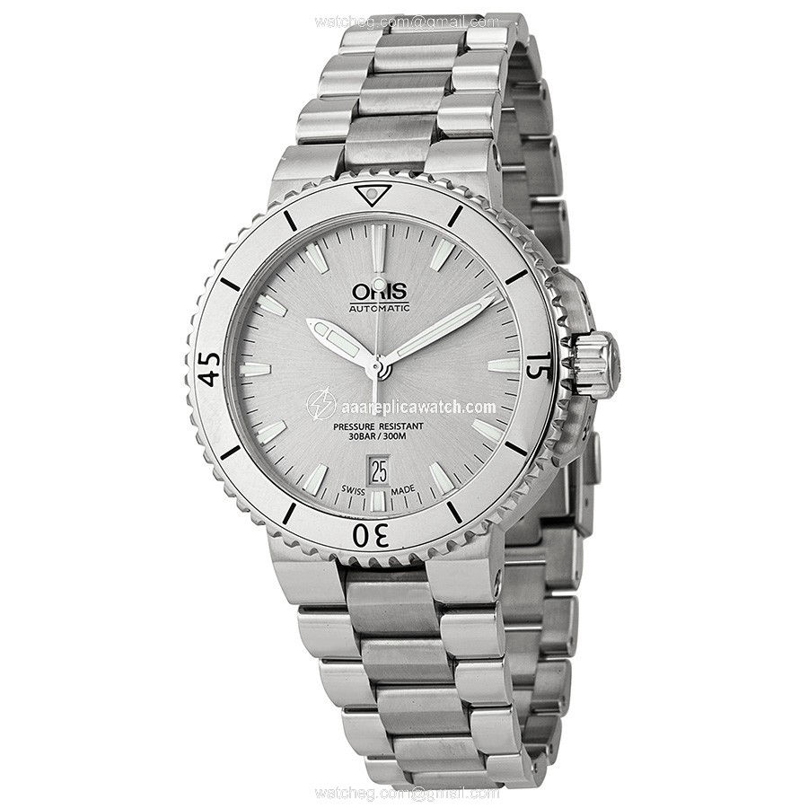 Oris 01 733 7676 4141-07 8 21 10P Aquis Mens Automatic Stainless Steel watch Oris 01 733 7676 4141-07 8 21 10P Aquis Mens Automatic Stainless Steel watch