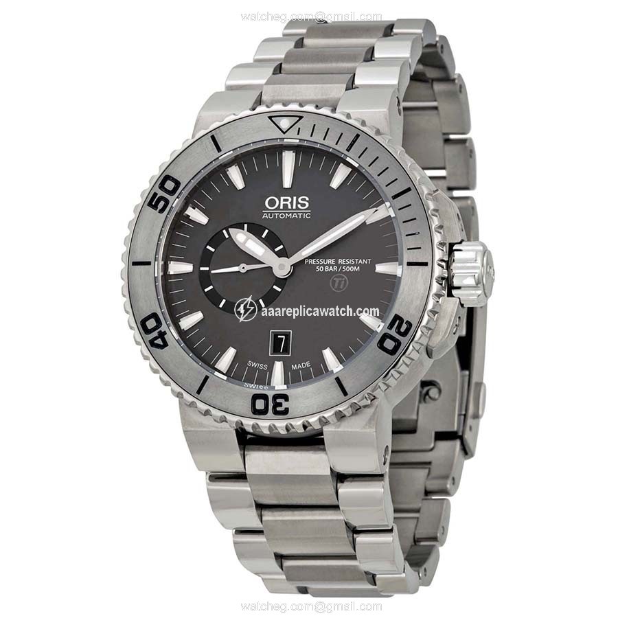 Oris 01 743 7664 7253-07 8 26 75PEB Aquis Mens Automatic Titanium watch Oris 01 743 7664 7253-07 8 26 75PEB Aquis Mens Automatic Titanium watch