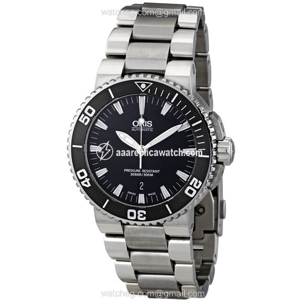 Oris 733-7653-4154MB Aquis Mens Automatic Stainless Steel watch Oris 733-7653-4154MB Aquis Mens Automatic Stainless Steel watch