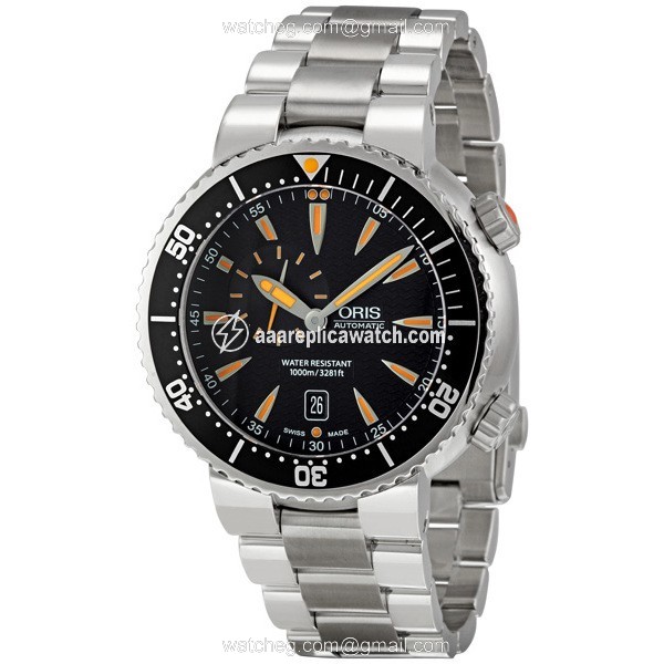 Oris 01 643 7609 8454 07 8 24 01PEB Divers Mens Automatic Stainless Steel watch Oris 01 643 7609 8454 07 8 24 01PEB Divers Mens Automatic Stainless Steel watch