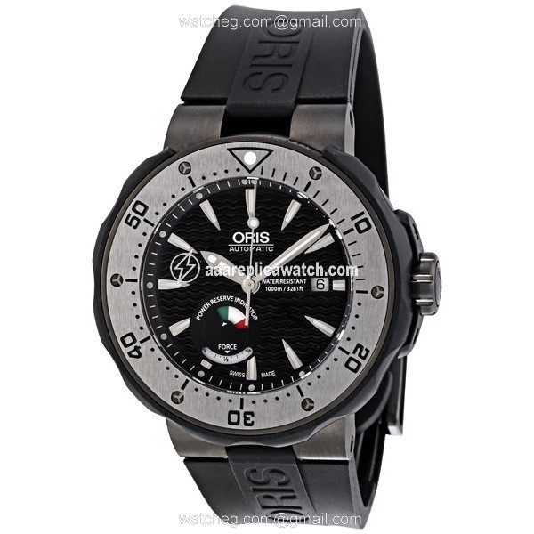 Oris 01 667 7645 7284-Set Divers Mens Automatic Grey-tone Titanium watch Oris 01 667 7645 7284-Set Divers Mens Automatic Grey-tone Titanium watch