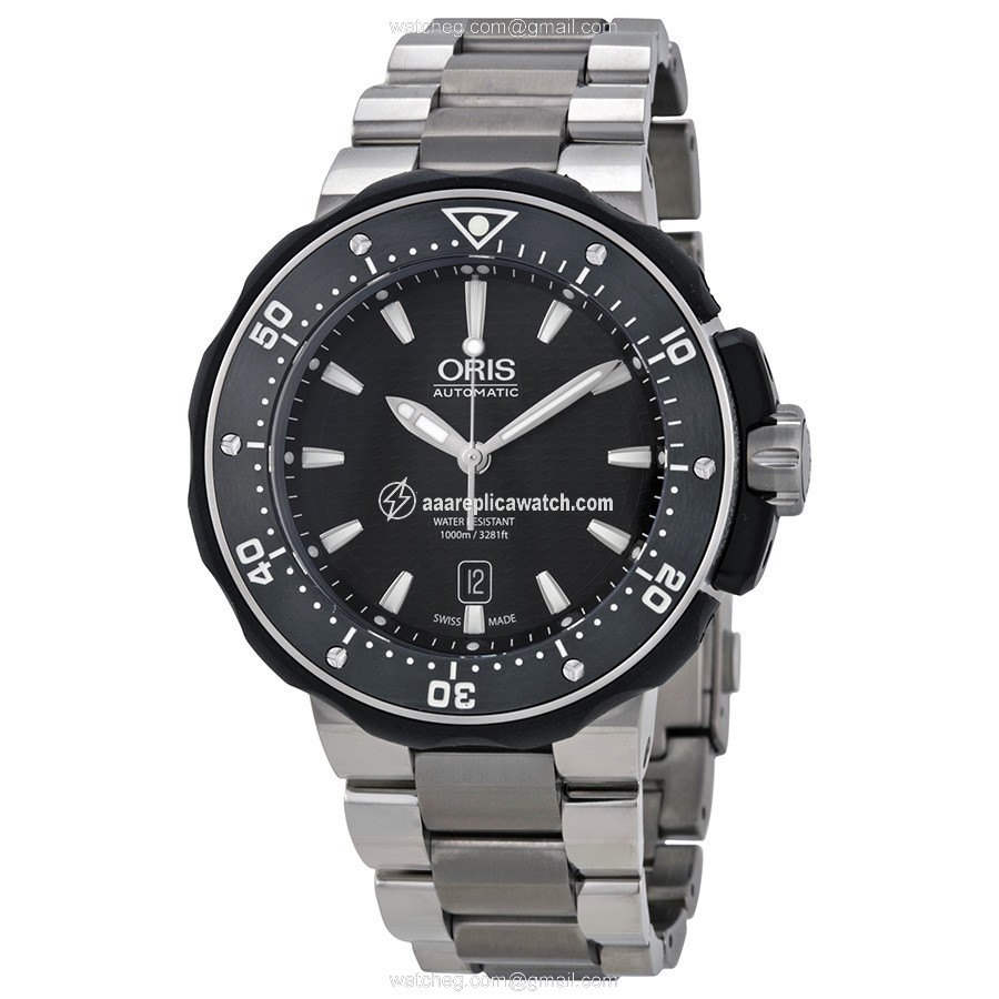 Oris 01 733 7682 7154-07 8 26 75PEB Pro Diver Mens Automatic Titanium watch Oris 01 733 7682 7154-07 8 26 75PEB Pro Diver Mens Automatic Titanium watch