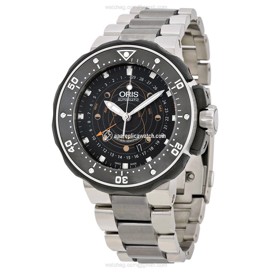 Oris 01 761 7682 7154-Set Pro Diver Mens Automatic Titanium watch Oris 01 761 7682 7154-Set Pro Diver Mens Automatic Titanium watch