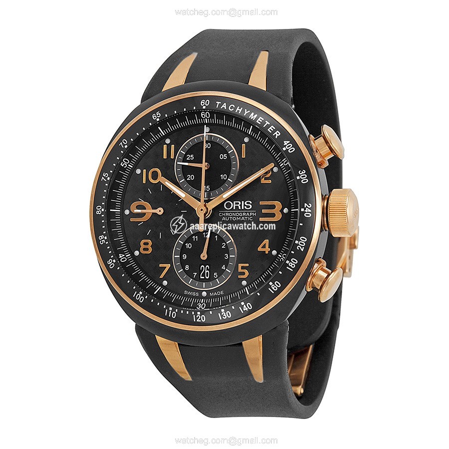 Oris 01 674 7587 7764 07 4 28 03R TT3 Mens Automatic Black Titanium and Rose Gold watch Oris 01 674 7587 7764 07 4 28 03R TT3 Mens Automatic Black Titanium and Rose Gold watch
